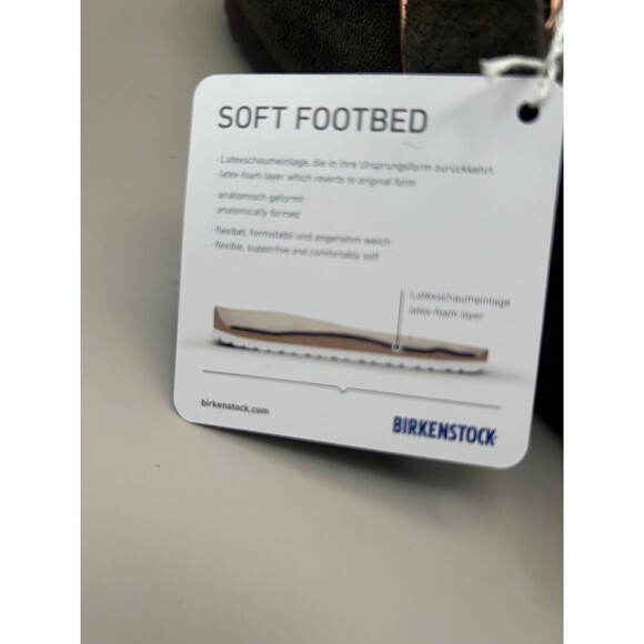 Birkenstock Boston Soft Footbed Men’s Clogs Suede Mocha EU 42 US Men's 9 - Picture 6 of 7